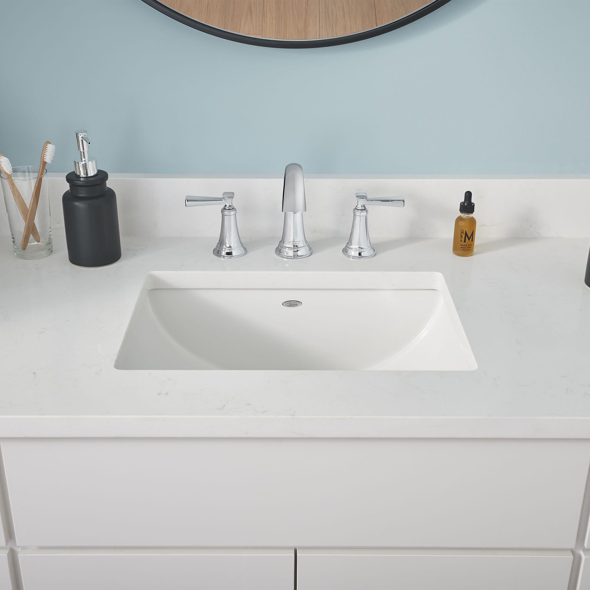 Reliant® Rectangular Under Counter Bathroom Sink